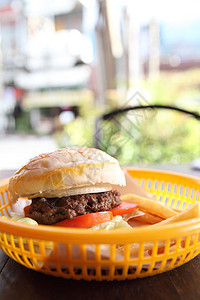 牛肉汉堡箱种子垃圾饮食营养食物包子芝麻洋葱午餐蔬菜图片