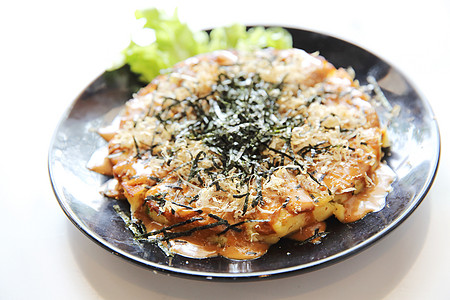 日食 日本披萨盘子红烧午餐饼子灵魂猪肉文字蔬菜课程乌贼图片