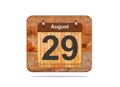 8月29号插图日历背景图片