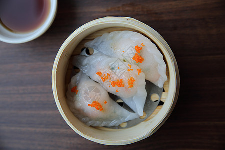 竹篮中中国菜糊餐厅水饺美食蒸汽烹饪竹子盘子白色小吃猪肉图片