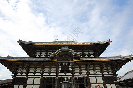 日本奈拉的Todaiji寺庙崇拜观光入口宗教神社秩父旅行建筑历史神道图片