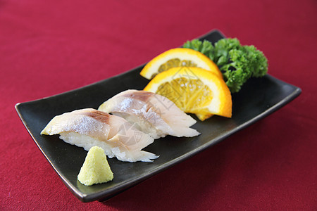 沙巴寿司 麦加美食海鲜海藻用餐文化杯子鲭鱼寿司食物饮食图片