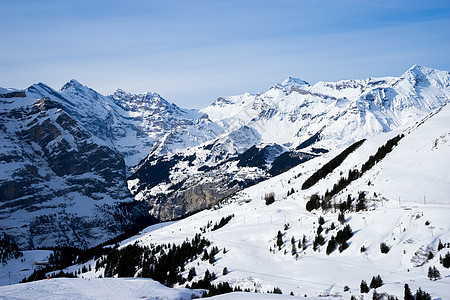 瑞士山 瑞士丛林森林 瑞士滑雪胜地高山假期地标远足世界草地薄雾旅行冰川天空图片