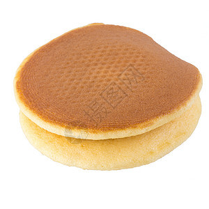 Dorayaki 日式日本小吃 Dorayaki 是日本的意大利面包白色美食营养传统圆圈糖果蛋糕饼子食物黄色图片