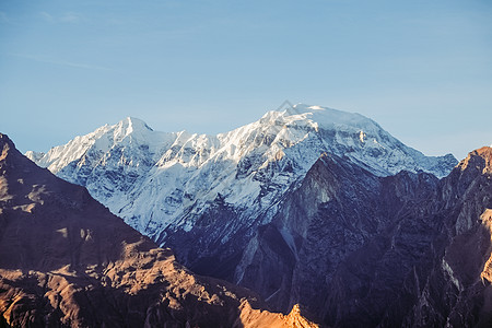 卡拉科拉姆山脉的拉卡波希山峰图片