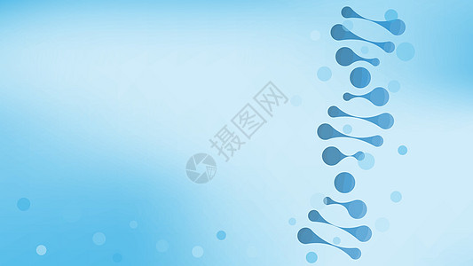 DNA 螺旋结构科学技术抽象背景图片