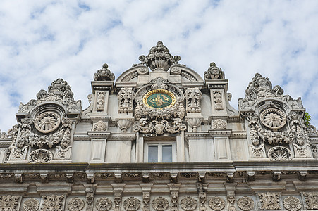 伊斯坦布尔Dolmabahace宫帝国大门脚凳地标旅游写作建筑学石头雕刻景点旅行建筑图片