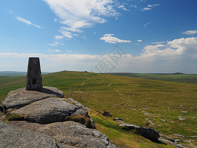 仰望蓝色天空的高威利星 达特摩尔(Dartmoor)图片