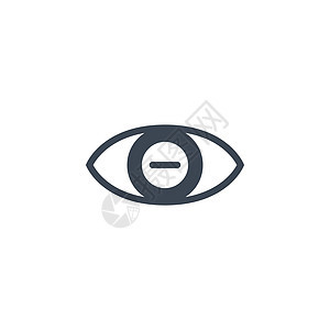 近视相关矢量字形图标标识眼球药品乐器卫生白色保健眼睛考试医疗背景图片