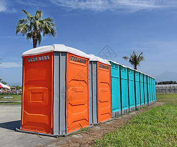 便携式便携厕所设施背景图片