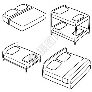 一组是手绘插图草图风格素描装饰艺术房子生活收藏背景图片