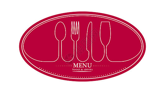 餐厅餐饮或美食服务菜单 d 的标志模板早餐食欲宴会厨房空白盘子标识食物饭厅桌子背景图片
