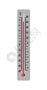 用于测量室内或室外空气温度的温度计图片