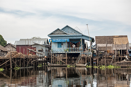 柬埔寨人民党办事处 Tonle Sap湖图片