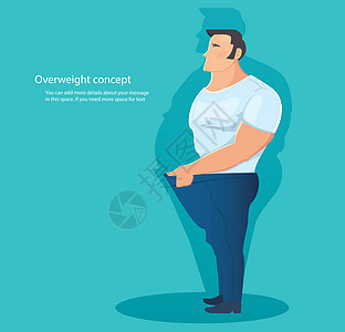 超重人物腹部脂肪矢量图制作图案的概念男人女性医院腰部肥胖饮食减肥卡通片重量尺寸图片