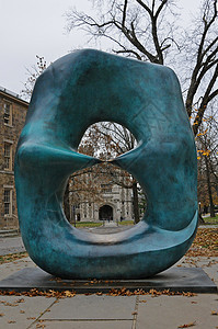 2011年11月15日 NJ2011年11月15日 普林斯顿 带有点的雕塑Oval联盟校园机构大学大厅建筑研究报告学校建筑学图片