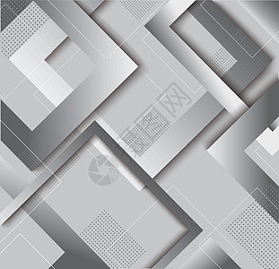 现代灰色方形渐变时尚背景矢量图 EPS1艺术建筑技术墙纸立方体公司建造卡片插图褪色图片