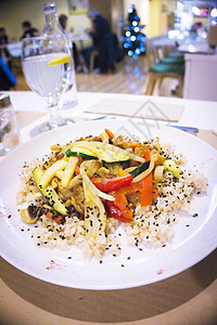 天然素食食品 新鲜菜菜美食蔬菜食物饮食小吃盘子绿色菠菜沙拉午餐图片