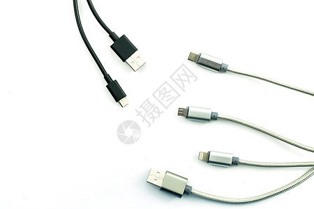 个人计算机和移动设备的连接器和插座 USB Micro电缆图片