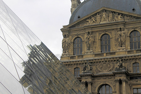 大型博物馆三角形旅游建筑学百叶窗数字小时地标玻璃首都拨号图片