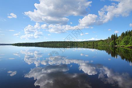 完美的芬兰湖风景图片