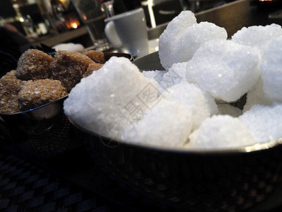 各种糖类饮食静物食物水晶水平白色勺子收藏木头咖啡图片