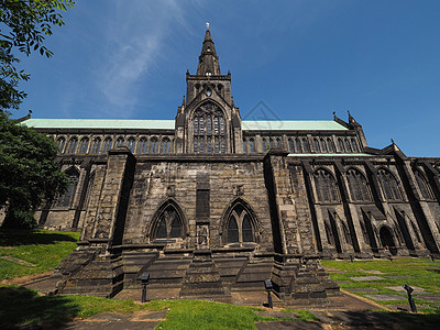 格拉斯哥大教堂教堂教会建筑学金蒂岩石建造地标宝石建筑景观石头背景