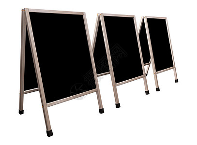 孤立的菜单板展示空白菜单酒吧木头黑板粉笔午餐广告牌框架图片