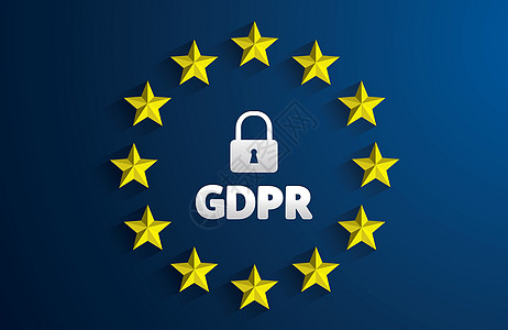 GDPR  一般数据保护条例横幅网络电脑商业控制器法律安全技术互联网字母图片