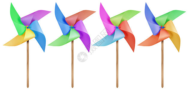 纸风车风车  多彩活力旋转风向标喜悦扇子折纸阴影空气玩具天气背景图片