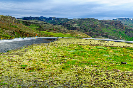 道路1和景观爬坡风景绿色假期岩石场地天空旅行戒指农场图片