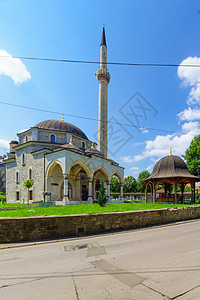 清真寺 普列夫利亚房子历史性尖塔旅行绿色建筑学建筑宗教文化历史图片