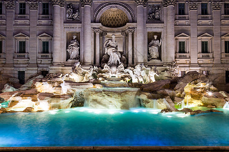 许愿池 在罗马 意大利纪念碑石头海王星建筑学喷泉旅游国际历史地方艺术图片