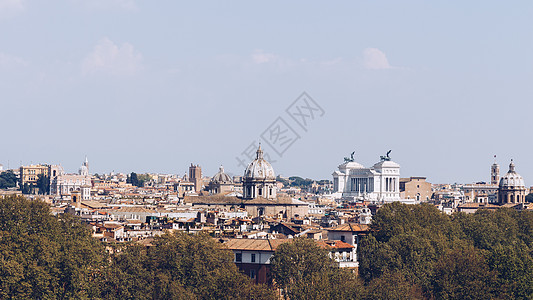意大利罗马的天线 罗马建筑和建筑全景历史大教堂宗教纪念碑城市观光圆顶地标首都斗兽场图片