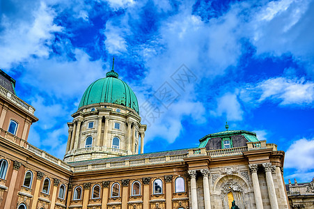 匈牙利布达佩斯Buda Castle建筑学爬坡城市纪念碑皇家景观旅游城堡旅行地标图片