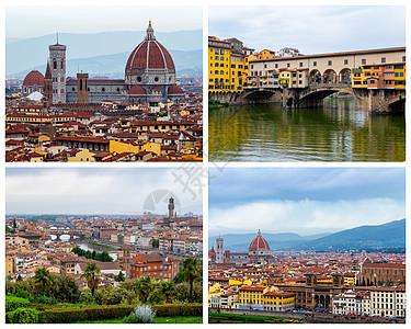 佛罗伦萨照片在意大利的拼贴( )图片