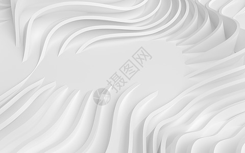 抽象的曲线形状 白色圆形背景流动房间公司商业空白房子创造力灰色墙纸技术图片