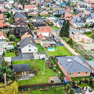 德国郊区居民点 有梯田住房 母亲的家园城市化家庭城市房子邻里住宅区住宅空气社区地区图片