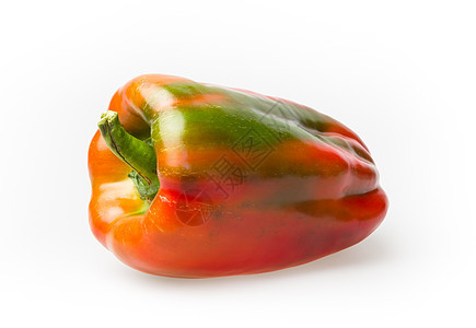 红胡椒蔬菜红色绿色食物白色背景图片