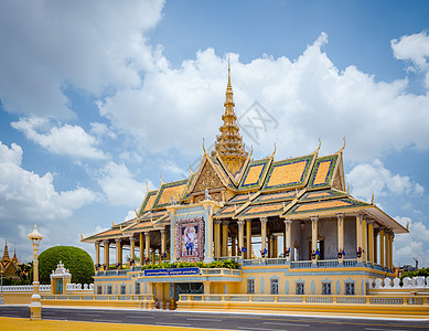 柬埔寨金边皇宫和国王官邸(柬埔寨金边)图片