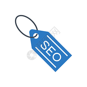 搜索引擎优化标签矢量字形 Ico互联网服务网络信息蓝色图表营销引擎图片