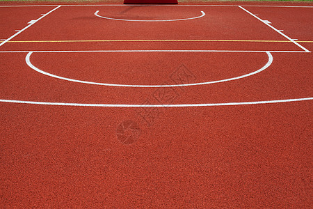 篮球场游戏地面绿色公园体育场篮子竞赛操场白色运动图片