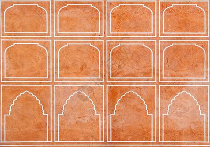 印度拉贾斯坦邦斋浦尔市的斋浦尔市宫殿吸引力砂岩石头城市旅行建筑地标历史文化游客图片