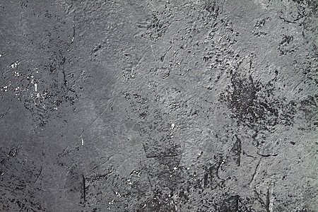 带有磨损和黑色飞溅的混凝土深灰色背景 在 grunge 风格的纹理墙纹理行为划痕地面底漆墙纸艺术违规材料石头水泥图片