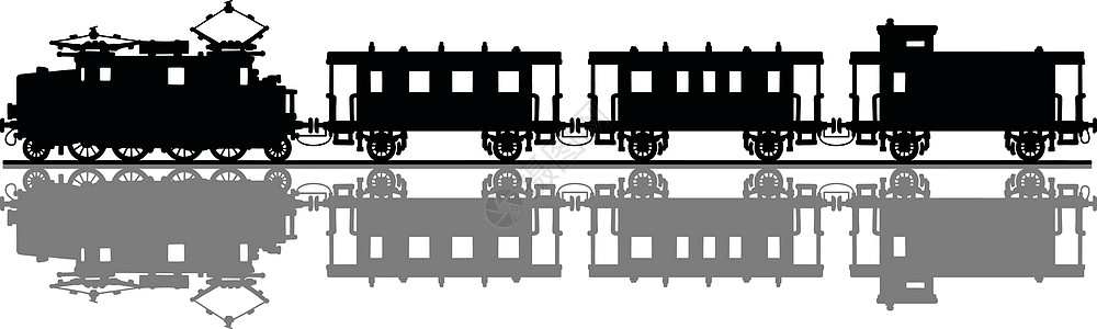 老式电动火车图片