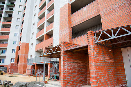 建造多层住宅楼起重机城市建筑学住房天空房子建筑多层图片