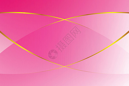 粉色渐变色柔光和金色线条图形 用于化妆品横幅广告豪华现代背景图案彩虹金子坡度橙子艺术多边形奢华魔法紫色辉光图片