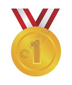 排名奖牌图标插图 第一名戈尔绘画按钮丝带成功竞赛庆典图表网络金子排行图片