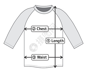 char 尺寸的 ragran 衬衫插图载体白色图表纺织品厂商制作者小样尺码数据信息图片