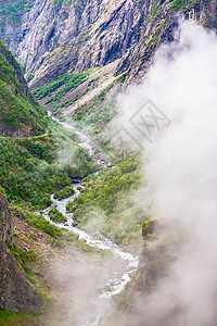 沃林斯福森瀑布力量爬坡场景石头瀑布图片